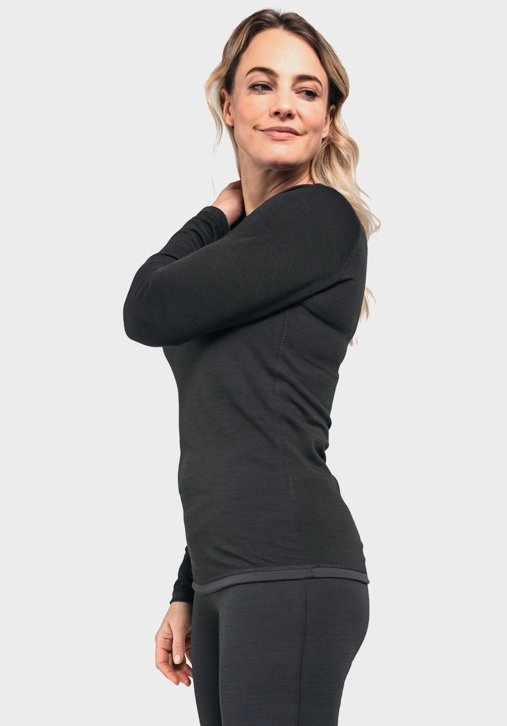 Schöffel Funktionales Longsleeve mit Merinowolle Nur noch ein Tag übrig