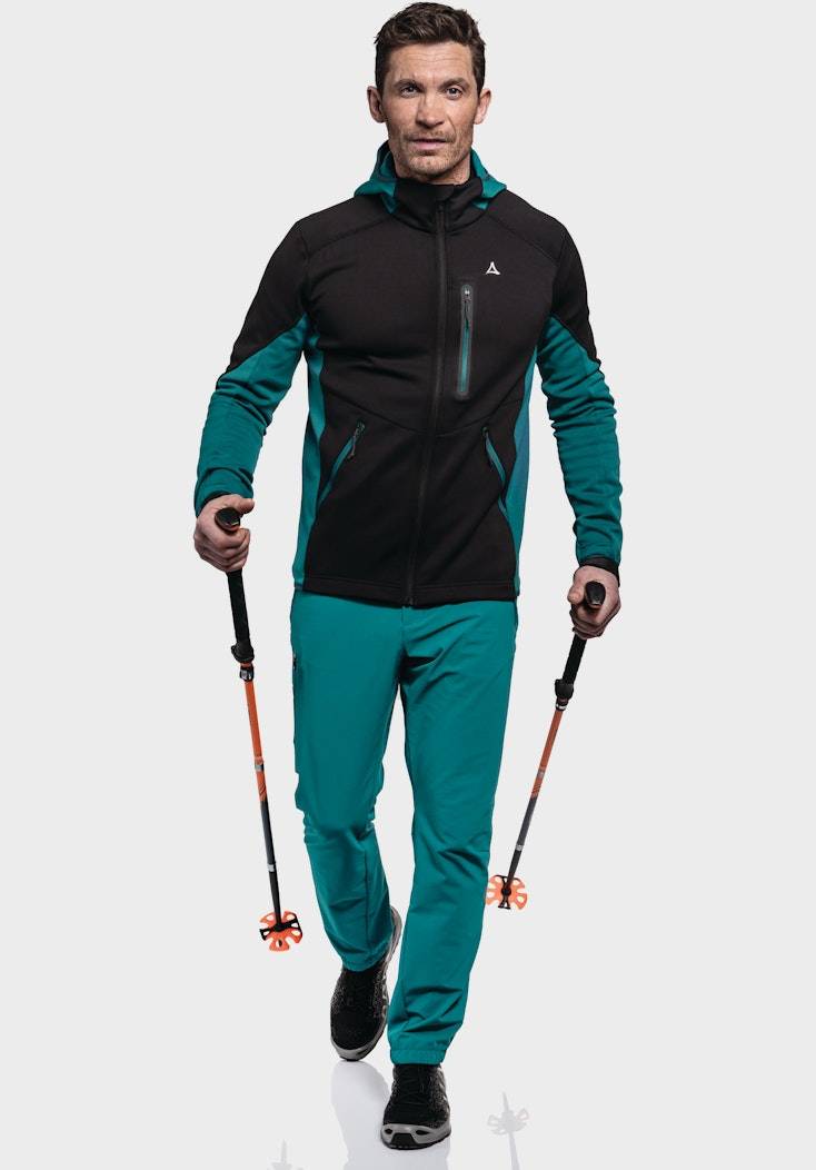Schöffel Sportiver Fleece-Hoody aus Materialmix Cyber Monday