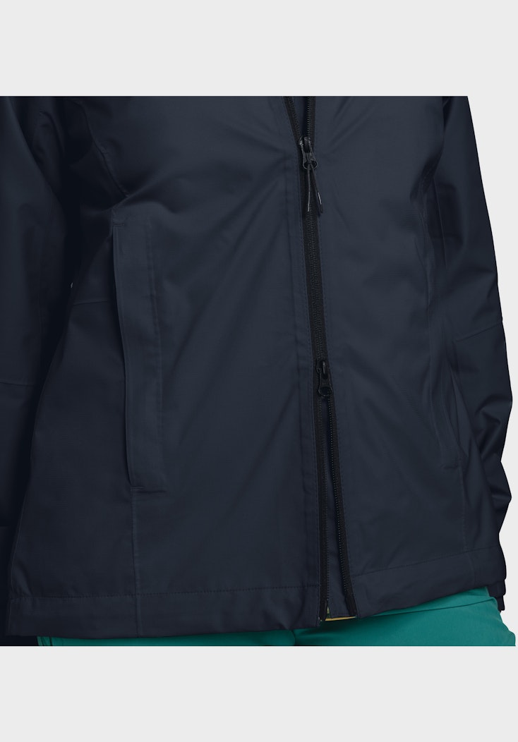 Schöffel Elastische Regenjacke mit Pack-Away Tasche Tägliche Deals