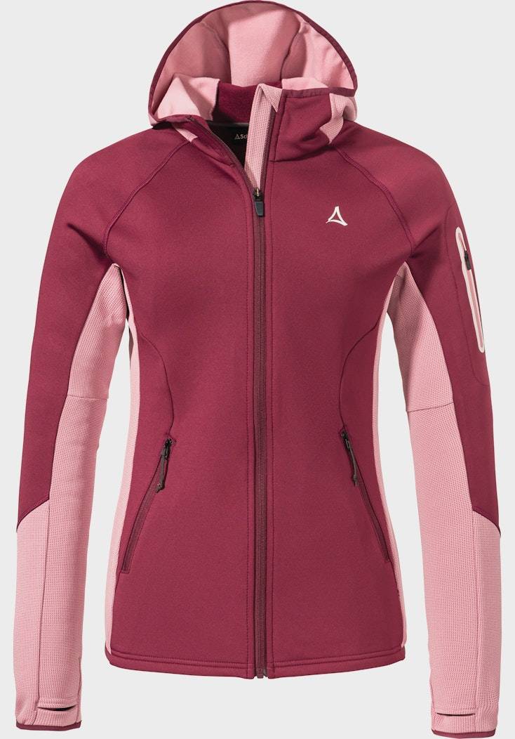 Schöffel Sportiver Fleece-Hoody aus Materialmix Sonderangebote