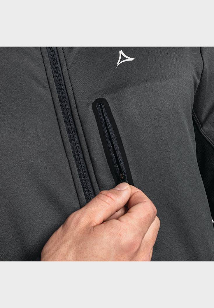 Schöffel Sportiver Fleece-Hoody aus Materialmix Vierteljährliche Förderung