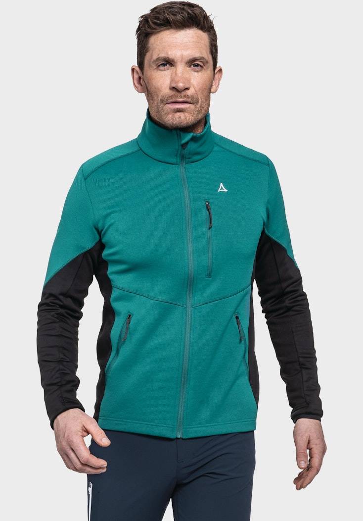 Schöffel Sportive Fleece-Jacke aus Materialmix