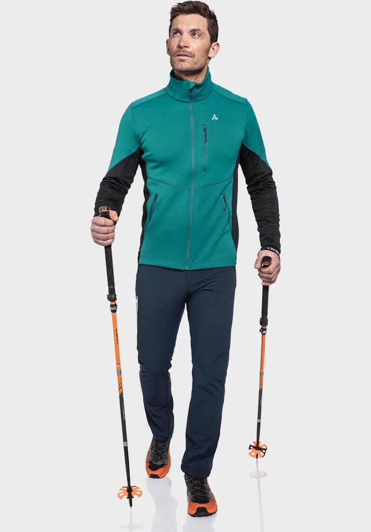 Schöffel Sportive Fleece-Jacke aus Materialmix Bis zu 55% Rabatt