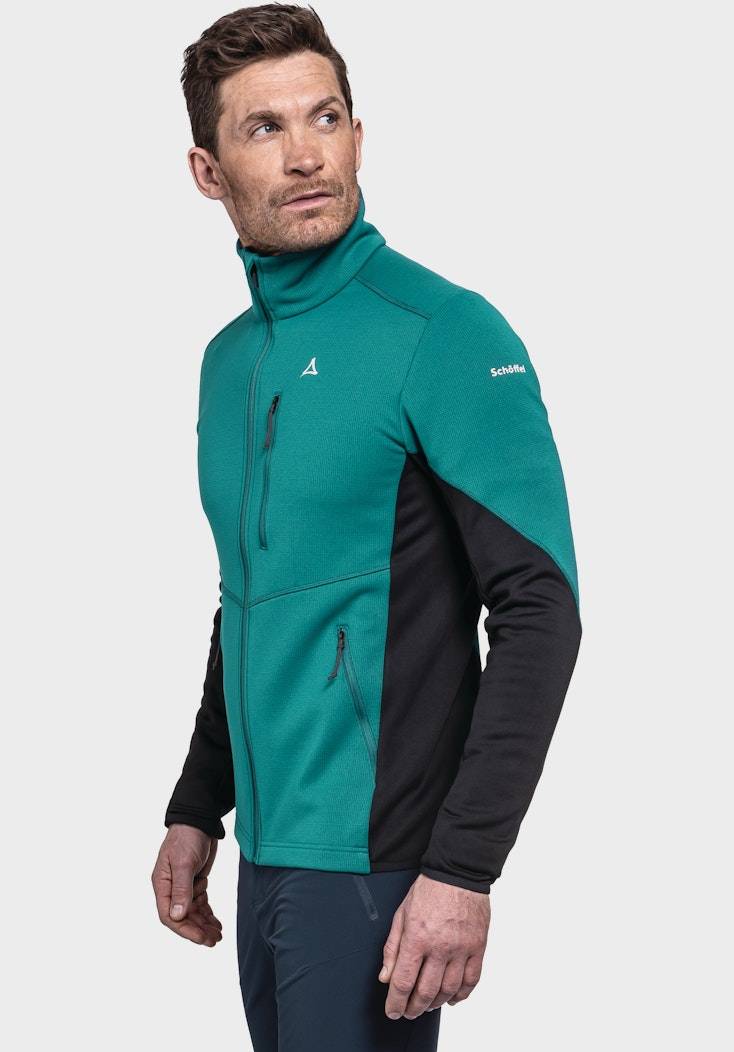 Schöffel Sportive Fleece-Jacke aus Materialmix Bis zu 55% Rabatt