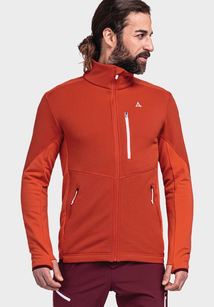 Schöffel Sportive Fleece-Jacke aus Materialmix