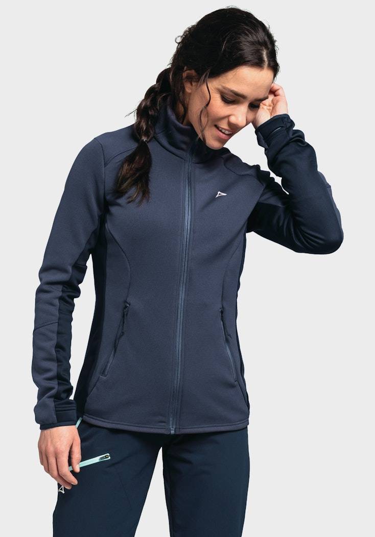 Schöffel Sportive Fleece-Jacke aus Materialmix