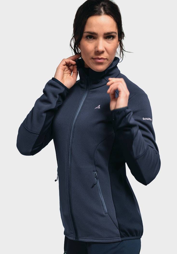 Schöffel Sportive Fleece-Jacke aus Materialmix im Angebot