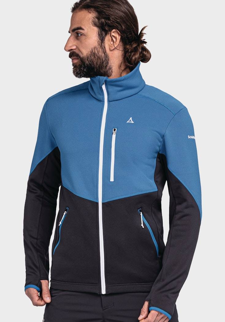 Schöffel Sportive Fleece-Jacke aus Materialmix