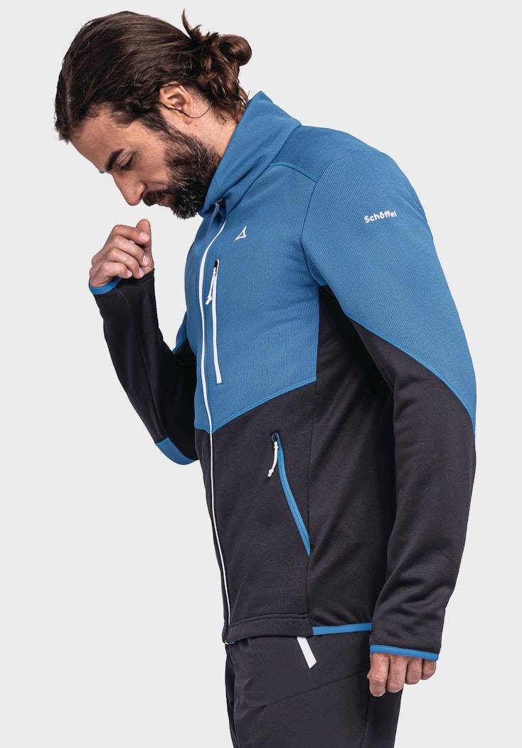 Schöffel Sportive Fleece-Jacke aus Materialmix Neueste Stile