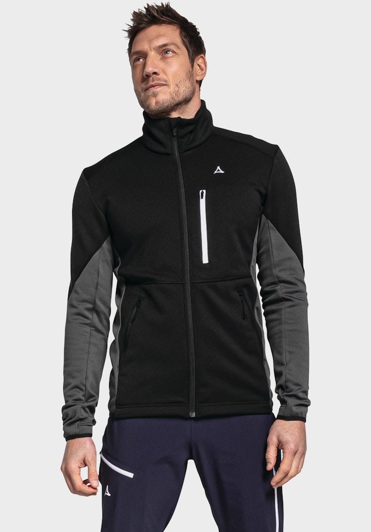 Schöffel Sportive Fleece-Jacke aus Materialmix