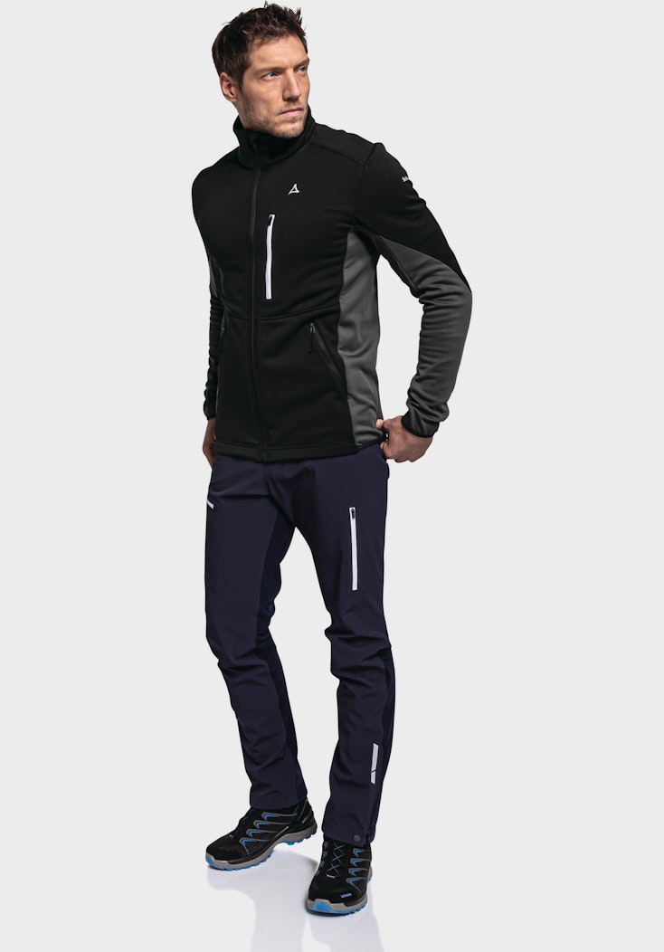 Schöffel Sportive Fleece-Jacke aus Materialmix Letzte 2 Tage