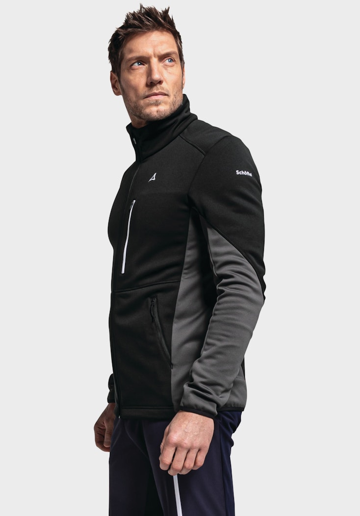 Schöffel Sportive Fleece-Jacke aus Materialmix Letzte 2 Tage