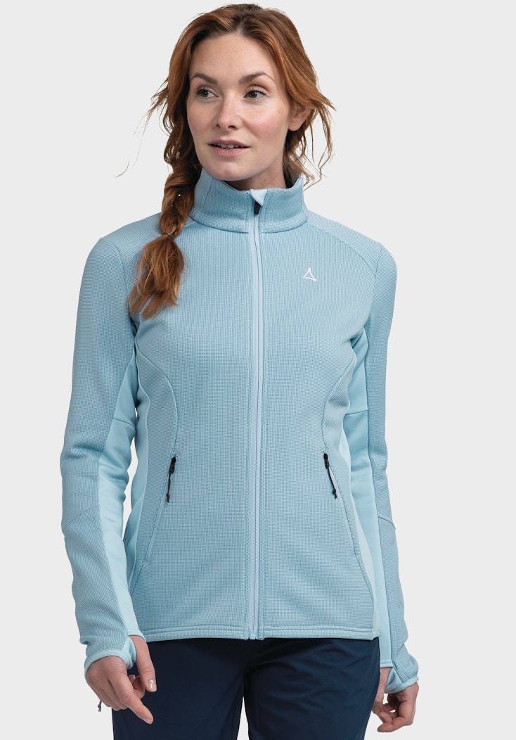 Schöffel Sportive Fleece-Jacke aus Materialmix