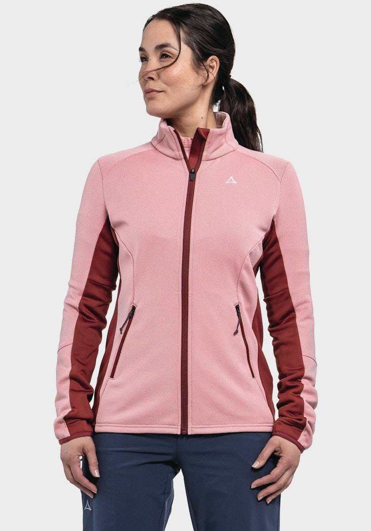 Schöffel Sportive Fleece-Jacke aus Materialmix