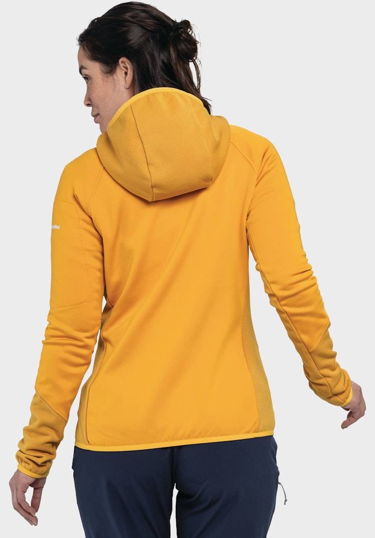 Schöffel Sportiver Fleece-Hoody aus Materialmix Im Verkauf