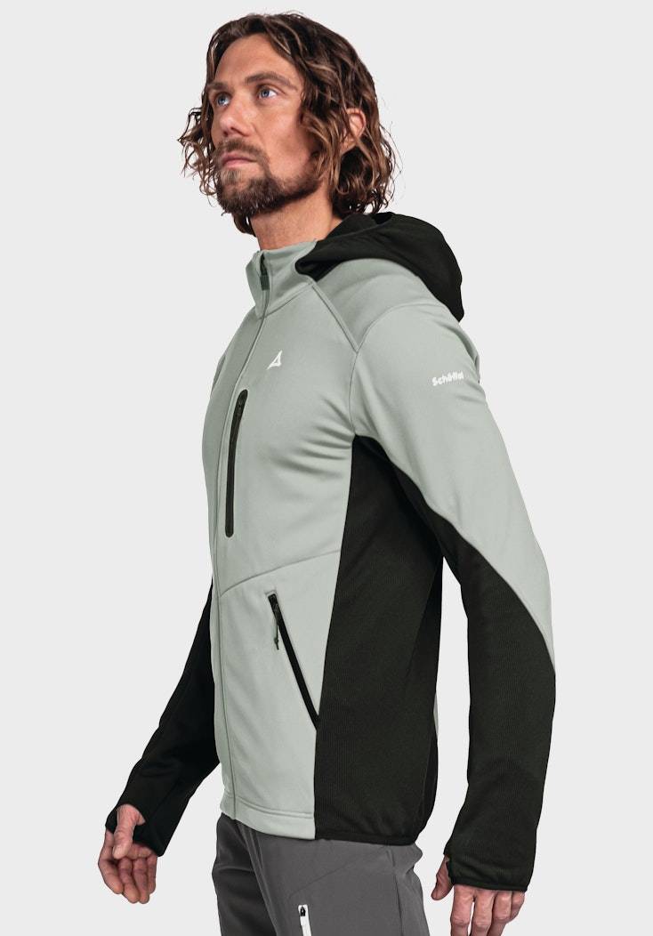 Schöffel Sportiver Fleece-Hoody aus Materialmix Tägliche Deals