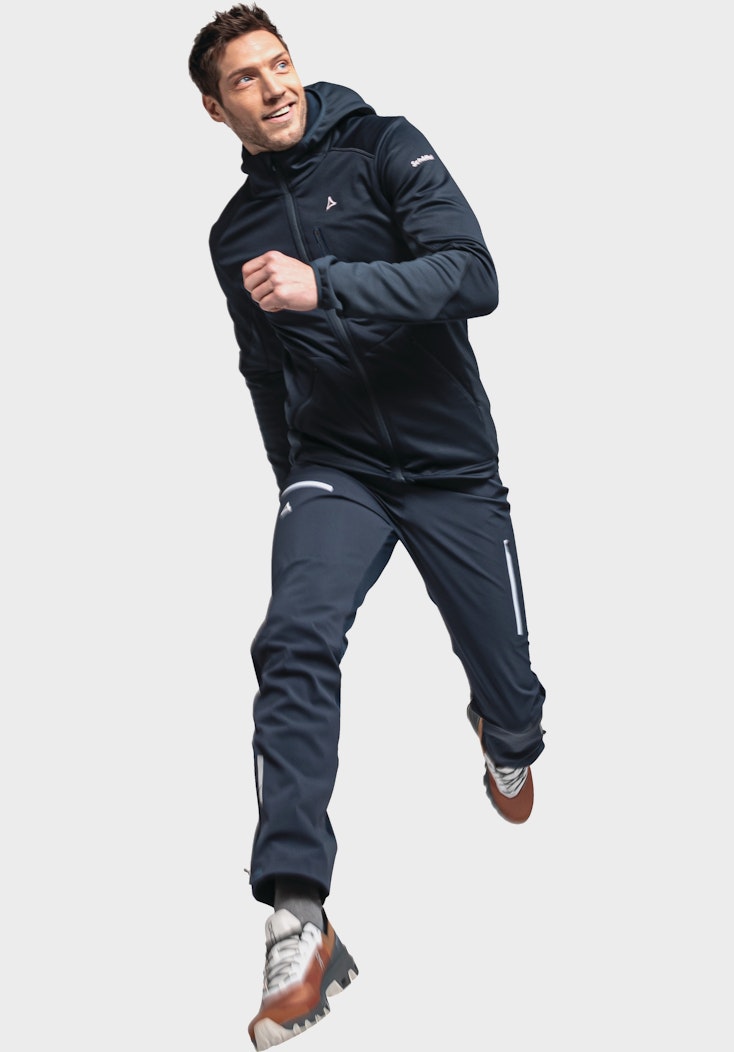 Schöffel Sportiver Fleece-Hoody aus Materialmix Sonderangebote