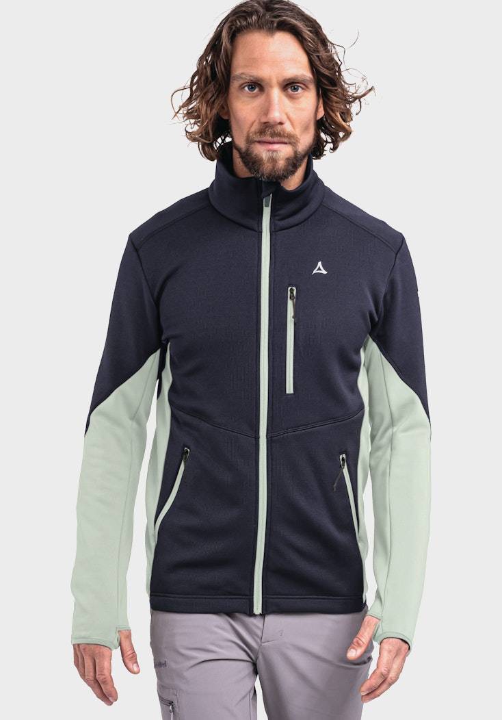 Schöffel Sportive Fleece-Jacke aus Materialmix