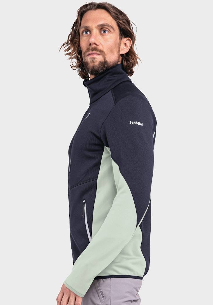 Schöffel Sportive Fleece-Jacke aus Materialmix Riesige Ersparnisse