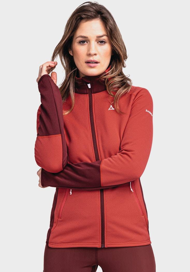 Schöffel Sportive Fleece-Jacke aus Materialmix