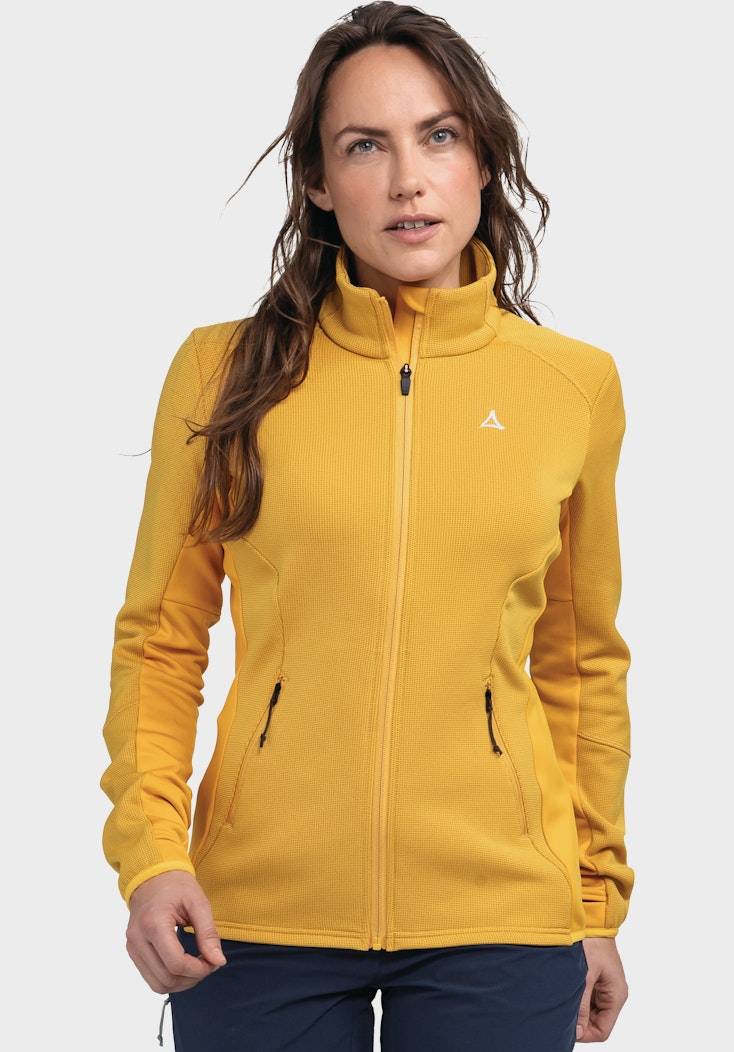 Schöffel Sportive Fleece-Jacke aus Materialmix