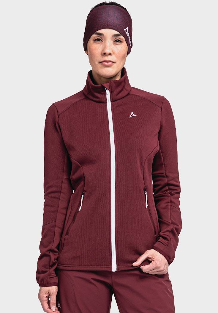 Schöffel Sportive Fleece-Jacke aus Materialmix