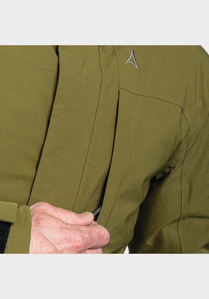Schöffel Wasserdichte Jacke mit Innenwattierung Weihnachtsangebot
