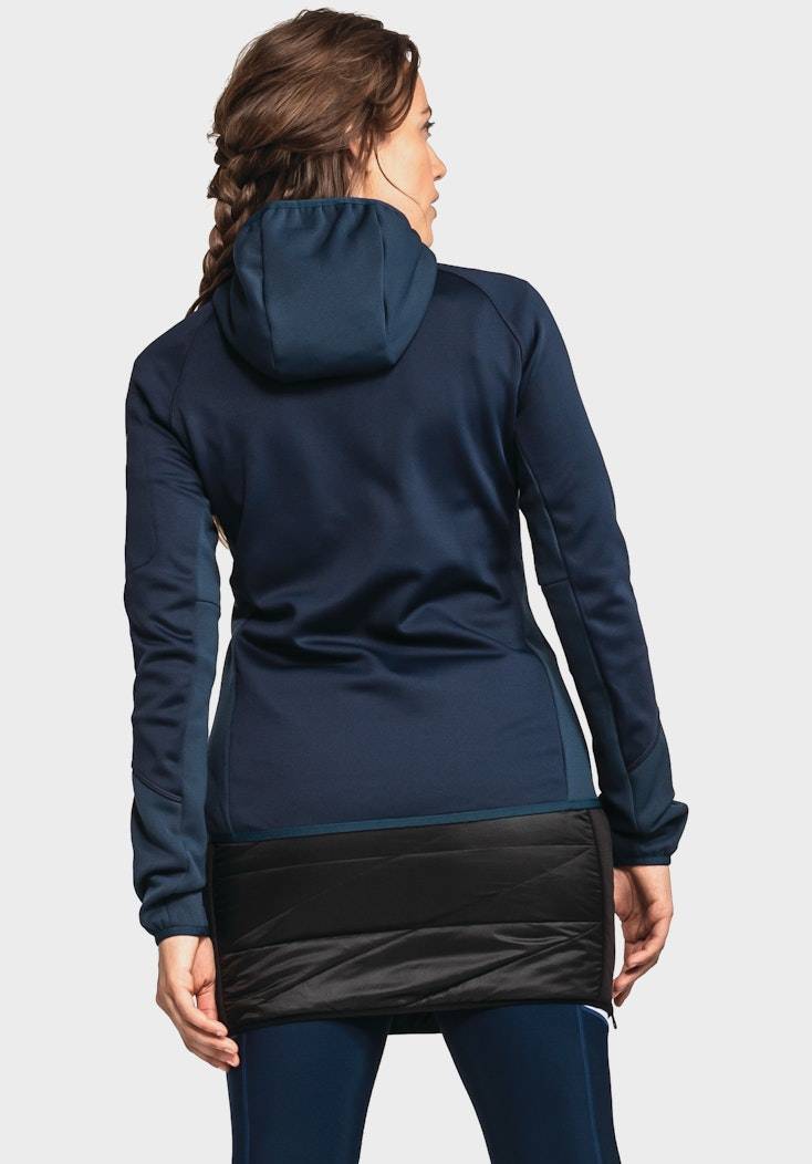 Schöffel Sportiver Fleece-Hoody aus Materialmix Lagerräumung
