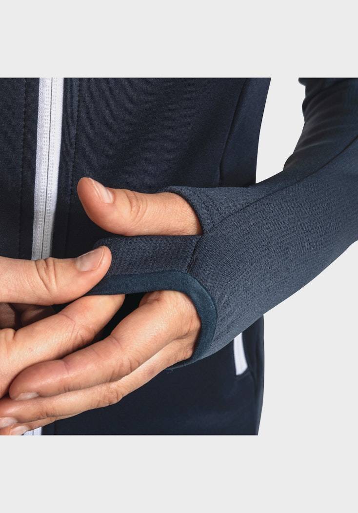 Schöffel Sportiver Fleece-Hoody aus Materialmix Lagerräumung