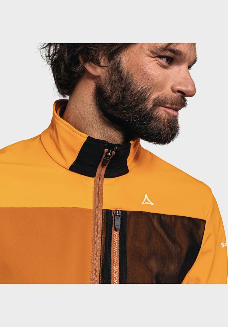Schöffel Bike Softshell Jacke mit Materialmix Tiefpreis
