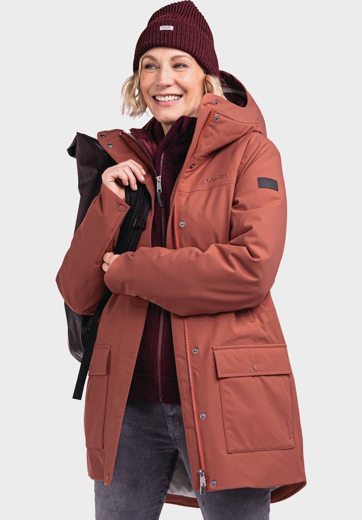 Schöffel Urbaner Winterparka für kalte nasse Tage Neueste Mode