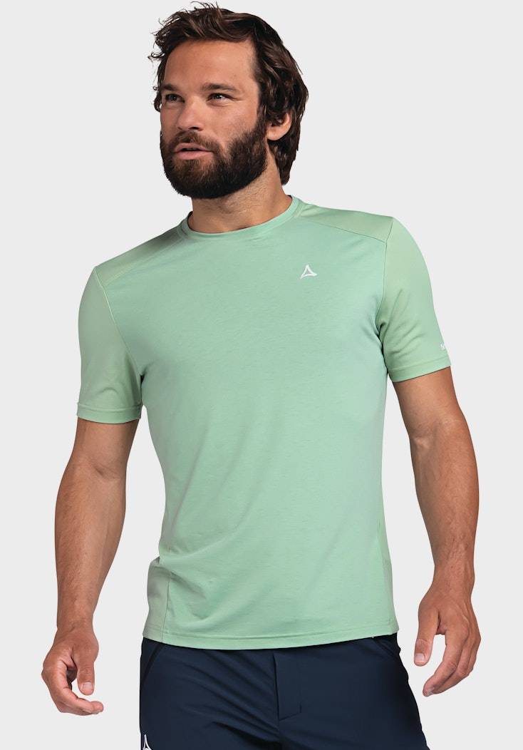 Schöffel Hybrid-T-Shirt mit atmungsaktivem Rücken