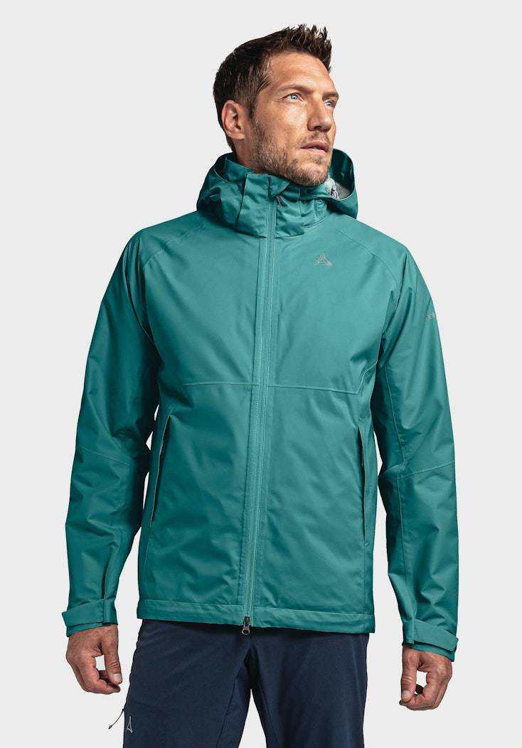 Schöffel Elastische Regenjacke mit Pack-Away Tasche