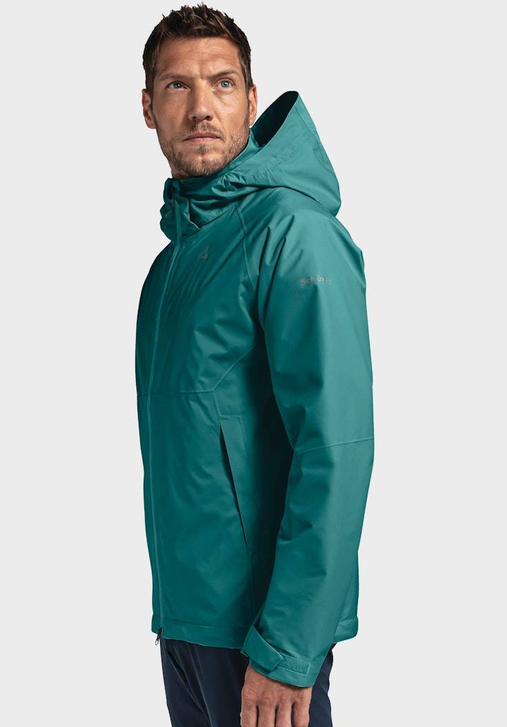 Schöffel Elastische Regenjacke mit Pack-Away Tasche Online Shopping