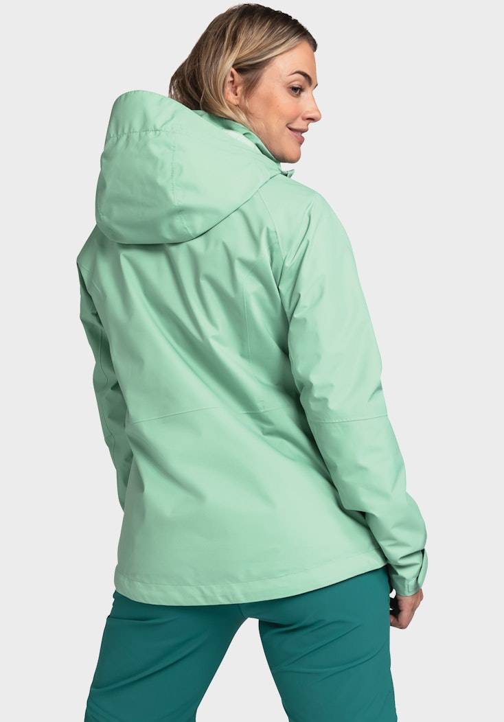 Schöffel Elastische Regenjacke mit Pack-Away Tasche Top Angebot