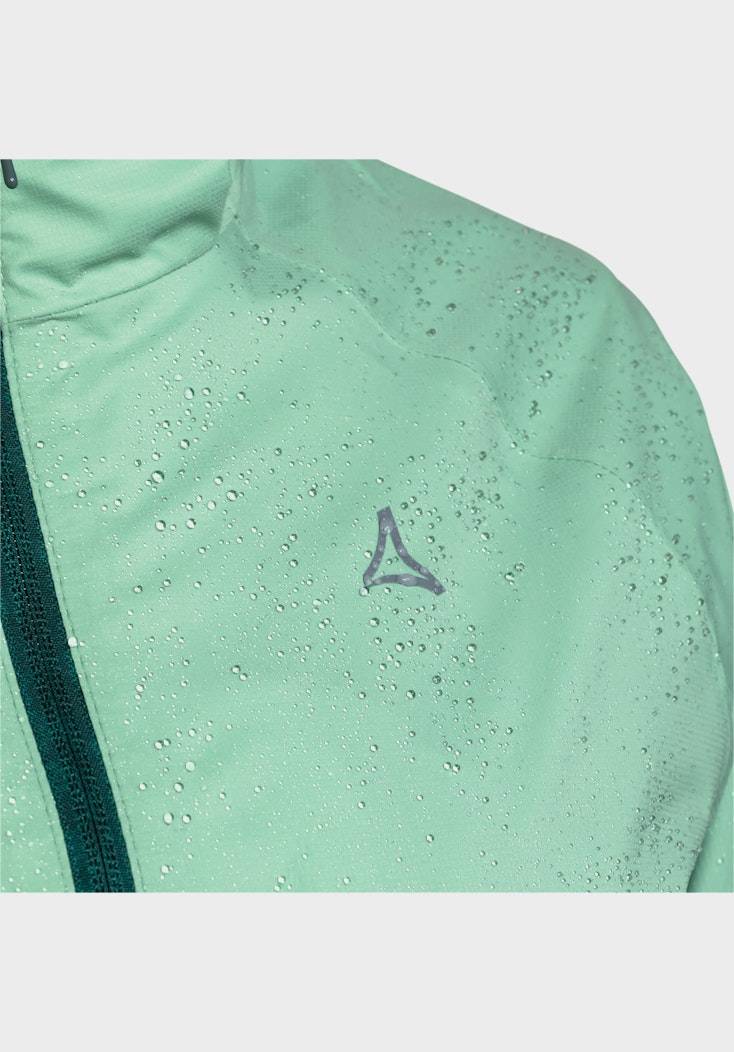 Schöffel Elastische Regenjacke mit Pack-Away Tasche Top Angebot