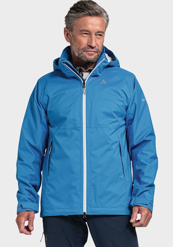 Schöffel Elastische Regenjacke mit Pack-Away Tasche