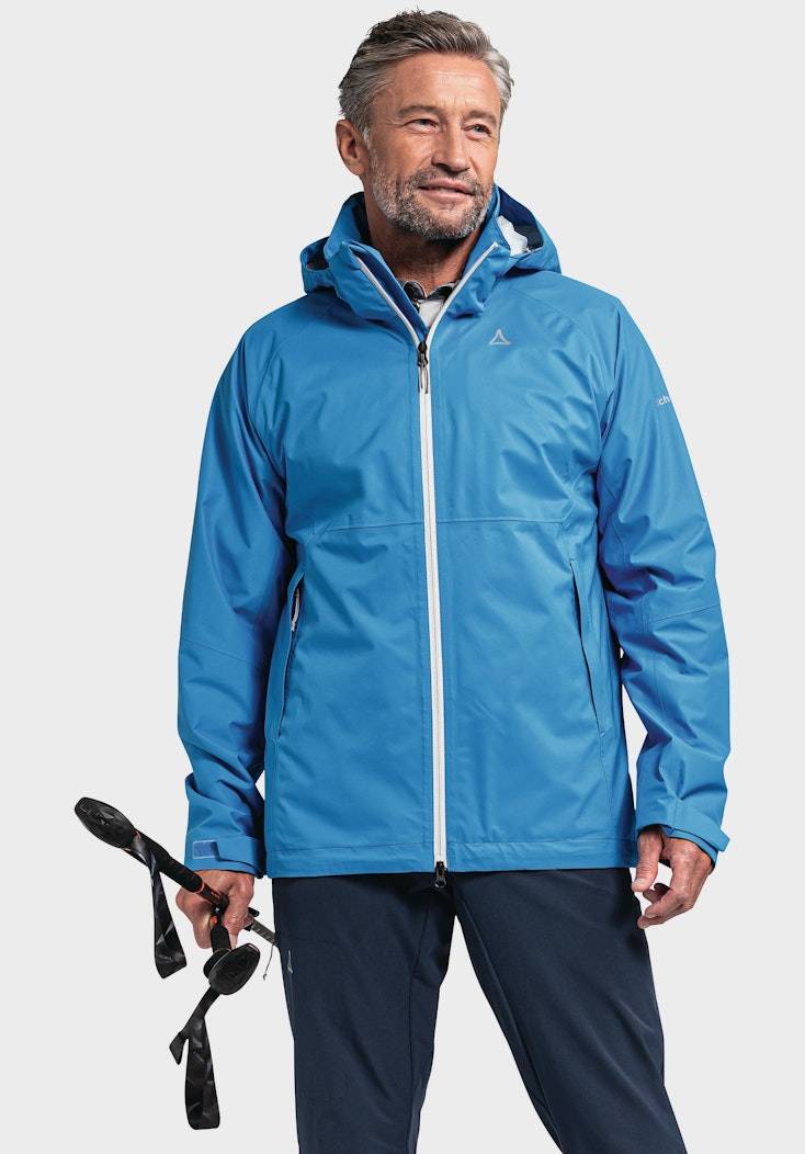 Schöffel Elastische Regenjacke mit Pack-Away Tasche Verkauf