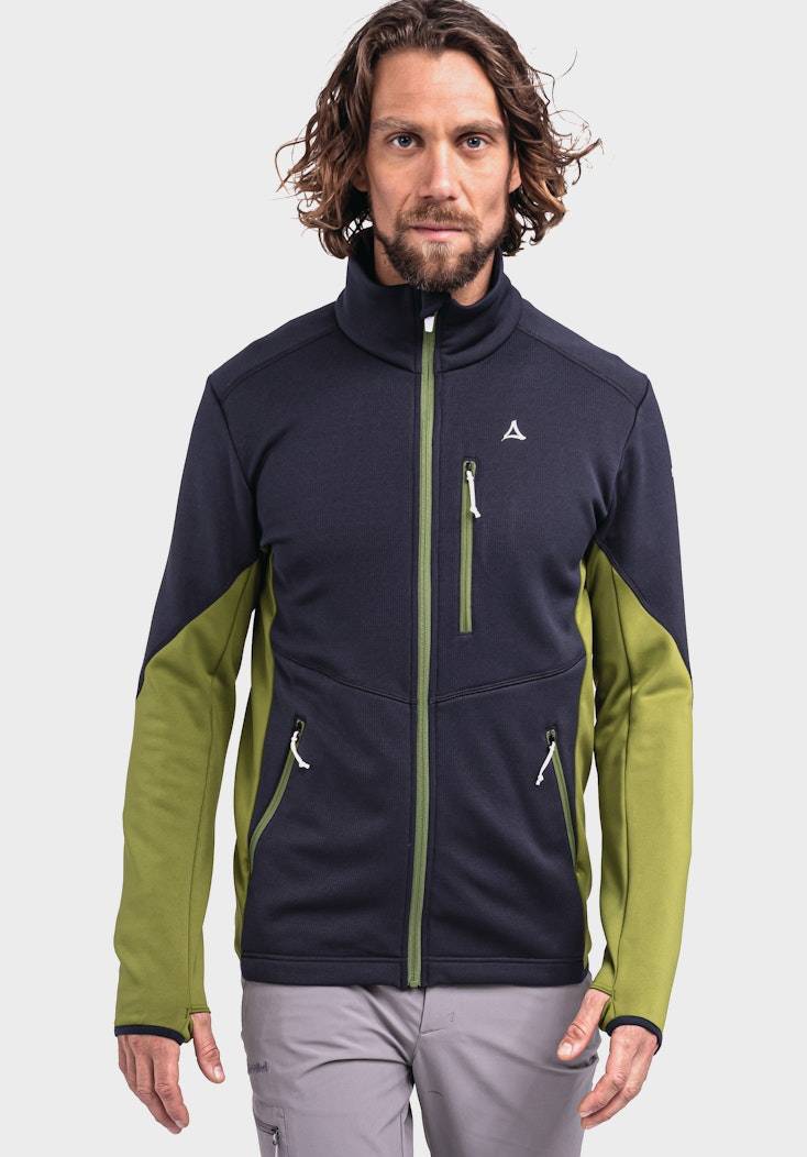 Schöffel Sportive Fleece-Jacke aus Materialmix