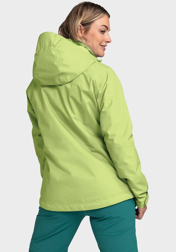 Schöffel Elastische Regenjacke mit Pack-Away Tasche Preisnachlass