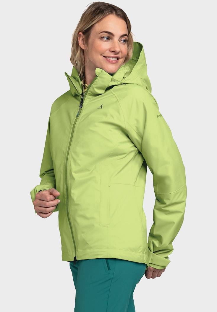 Schöffel Elastische Regenjacke mit Pack-Away Tasche Preisnachlass