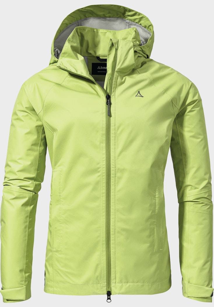 Schöffel Elastische Regenjacke mit Pack-Away Tasche Preisnachlass