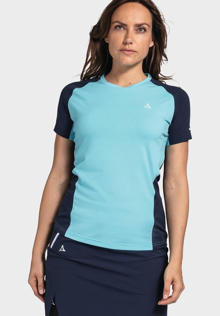 Schöffel Hybrid-T-Shirt mit atmungsaktivem Rücken