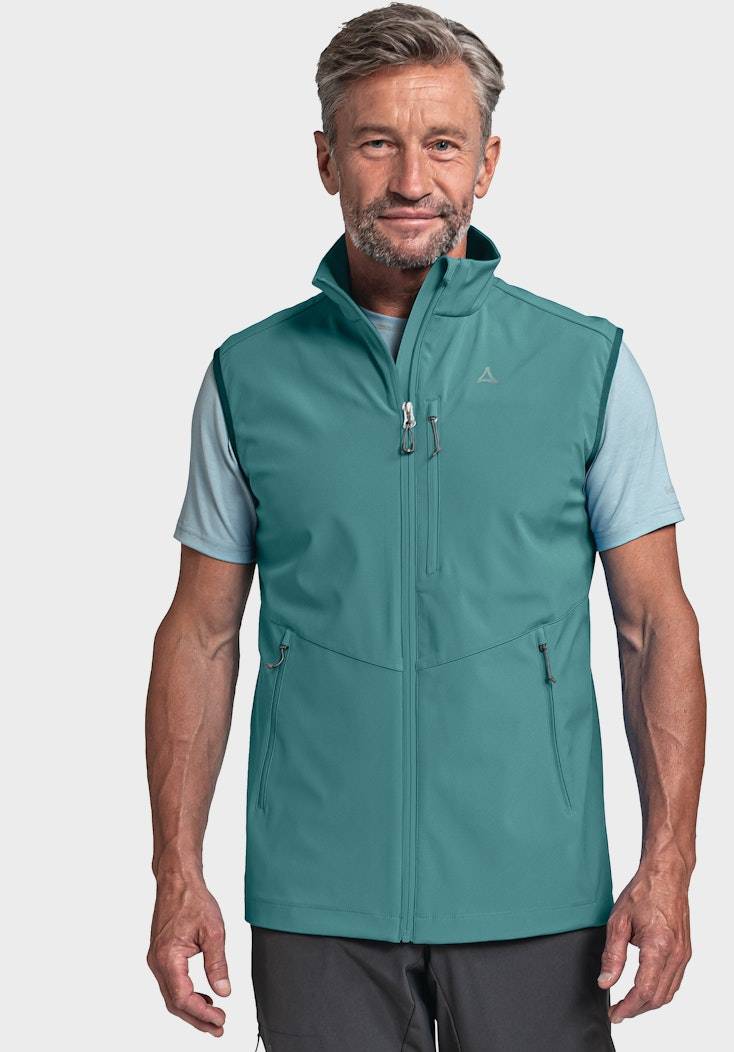 Schöffel Softshell Weste im puristischen Design Neuheiten