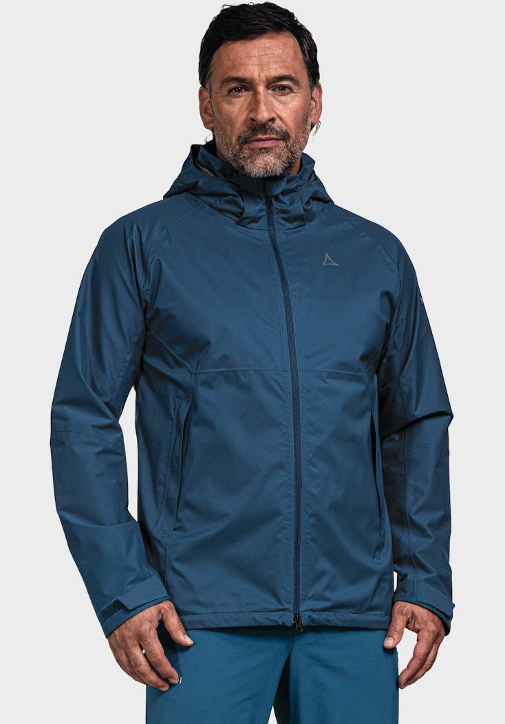 Schöffel Elastische Regenjacke mit Pack-Away Tasche