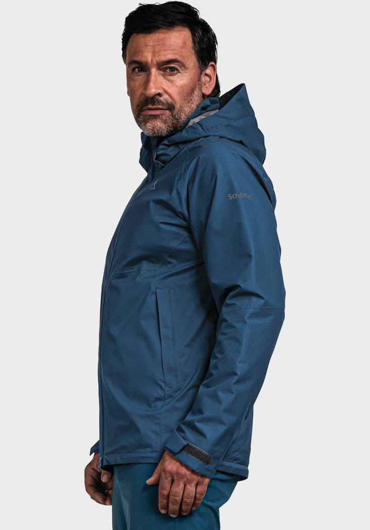 Schöffel Elastische Regenjacke mit Pack-Away Tasche Auslauf