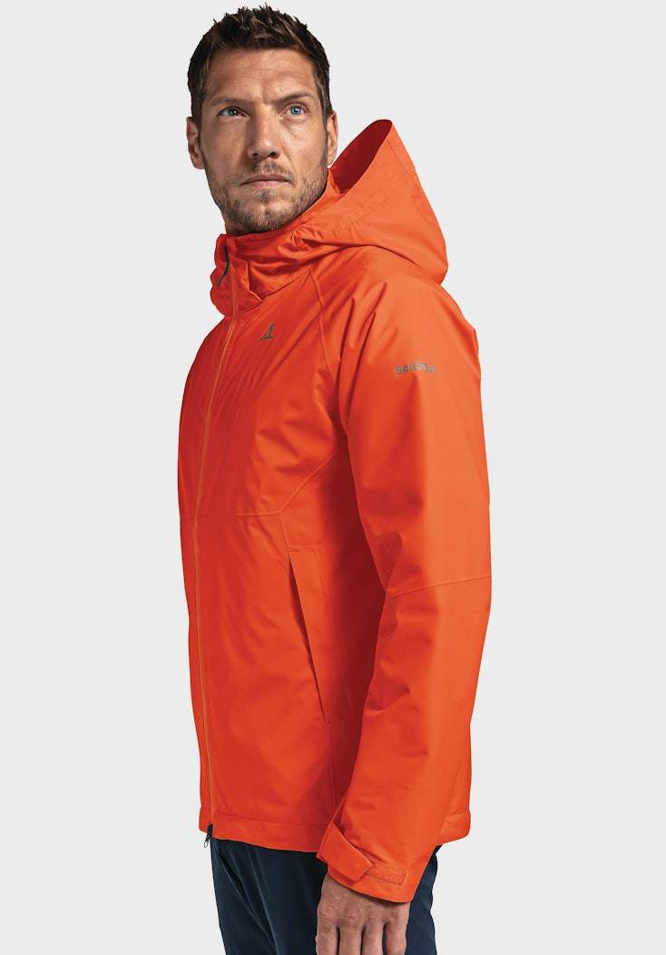 Schöffel Elastische Regenjacke mit Pack-Away Tasche Verkauf