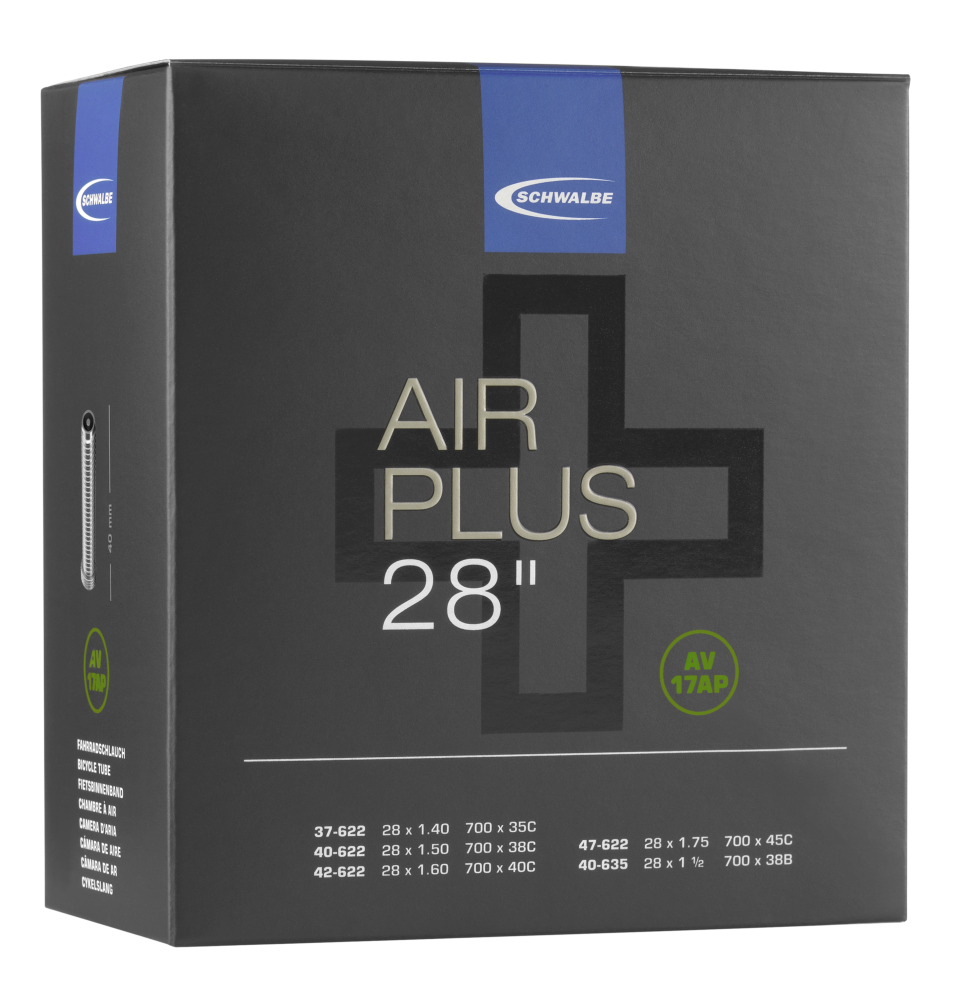 Schwalbe SCHWALBE AIR PLUS SCHLAUCH NR. 17AP (28") VIP-Rabatte