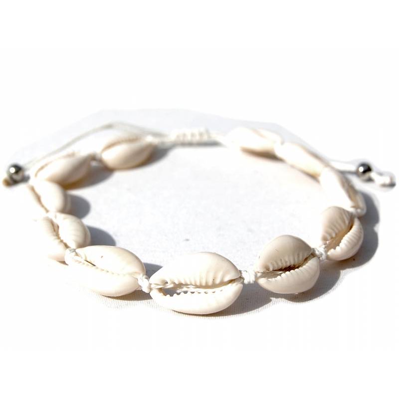 Seestern Sportswear Seestern Fußkette Modeschmuck aus Kauri Muscheln Surfer Shell Anklet /2002.wt Kostenloser Versand