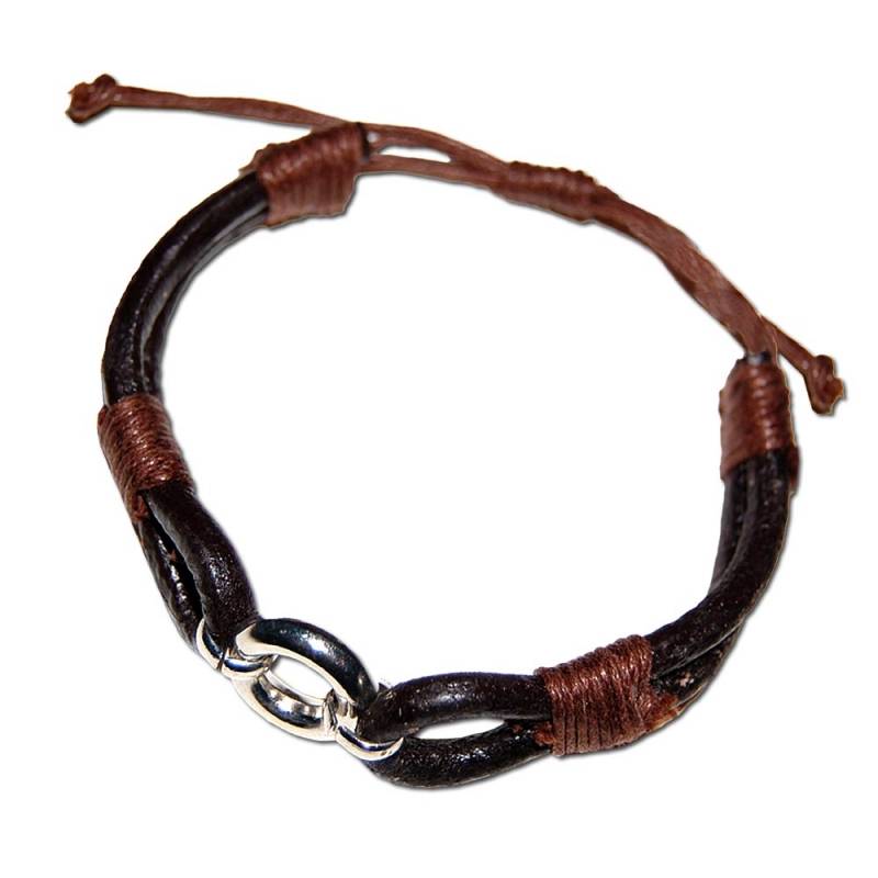 Seestern Sportswear Seestern Armband / Armbänder Echtleder Band mit metallischem Ring Leder Modeschmuck /1005 Weihnachtsangebot